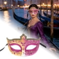 thumbnail image 2 of Masquerade Lace Party Beauty Half Face Lady Wearing, 2 of 4