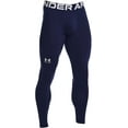 thumbnail image 3 of Under Armour Mens ColdGear Leggings Midnight Navy 410/White Medium, 3 of 3