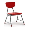 thumbnail image 6 of Tot Mate Versa Preschool Chair, Stackable School Chairs for Classroom, Red, 12", Set of 2, Assembled, 6 of 7