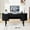 F-Black, variant on PHOYAL Fluted Home Office Desks with Drawers and Storage, Computer PC Desk with File Drawer and Cabinet, Oval Writing Study Table with 2 Sliding Tambour Door for Bedroom, Walnut
