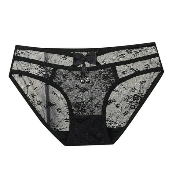 Panties for Women Breathable Underwear for Women Funny Thong Black Bikini Cheeky Womens XL