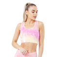 thumbnail image 1 of Hype - Bralette Tie Dye Garabato para Mujer (Rosa, Limón Pastel), 1 of 2