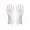 White, variant on Plush Lined Dishwashing Gloves Thermal Rubber Cleaning Gloves 2-Pair - Cold Proof Waterproof Household Cleaning(Green)