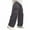 Gray, variant on LIIPEE Girl Boy Cargo Pants Solid Color Baggy Elastic Waist Straight Wide Leg Trousers With Pockets Child Casual Picnic Stretch Street Outdoor Hiking Pants,Khaki,11-12 Years