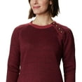 thumbnail image 4 of Columbia Womens Chillin Sweater Marsala Red Houndstooth X-Small, 4 of 5