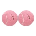 thumbnail image 1 of Uxcell 2 Pcs Pelotas de Tenis Precutadas para Andadores, Accesorios Universales de Pelotas Deslizantes para Patas de Muebles y Protección del Suelo, Rosa, 1 of 6
