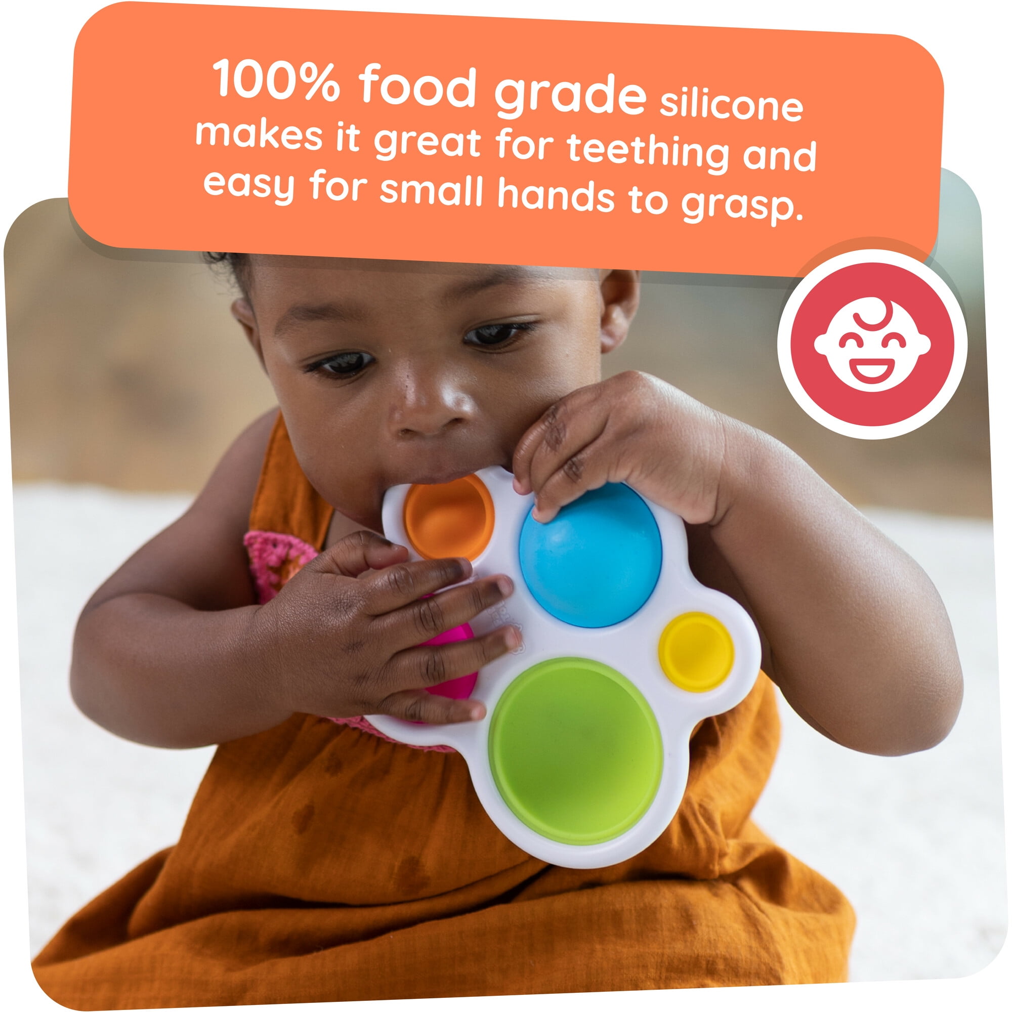 Fat brain toys dimpl baby toys 2025 & gifts for ages 1 to 2