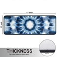 thumbnail image 5 of Kitchen Rugs Sets Of 2,Blue Tie Dye Mandala Pattern Anti Fatigue Kitchen Mat Rugs Non Slip Washable,Decorative Kitchen Floor Mats for Kitchen,Sink,Laundry,17"x47"+17"x47", 5 of 5