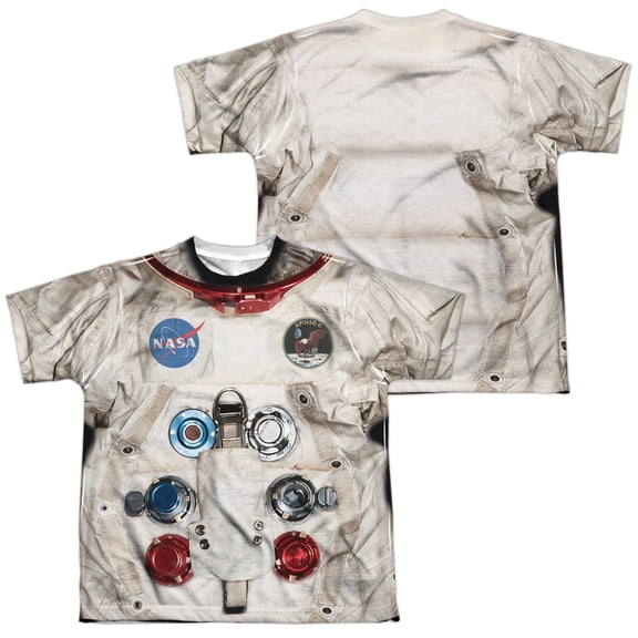 Astronaut Spacesuit (Front - Back Print) - Youth Short Sleeve Shirt - X-Large