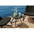 thumbnail image 2 of Keter Rio Resin 3 - Piece Conversation Set, All - Weather Plastic Patio Lounge Furniture, Brown Rattan, 2 of 19