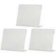 thumbnail image 1 of Pantalla de boleto de precio de acrílico de 3 unids Tarjetas de visualización del volante (horizontal), 1 of 5