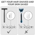 thumbnail image 5 of Safety Razor for Men & Women - Double Edge Single Blade Razor with 10 Blades, Reusable One Blade Razor for Close Shave (Mens & Womens Razor, Eco-Friendly), 5 of 8