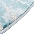 thumbnail image 3 of Jill Zarin Uptown Collection Area Rug - Lexington Avenue (3' 3" Round Turquoise/Ivory), 3 of 6