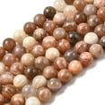 thumbnail image 2 of Round Natural Multi-Moonstone Beads Strands Moonstone Sunstone Beads 10mm Hole: 1mm 38pcs/strand 15.4 inch, 2 of 5