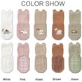 thumbnail image 2 of Toddler Non Slip Socks, Cute Baby Socks with Grips Crew Socks 5 Pairs, 2 of 5