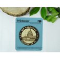 thumbnail image 3 of US Capitol Wood Engraved Round Fridge Magnet Souvenir Gift, 3 of 4