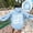 *Light blue, variant on Women's Oversized Sweatshirt Graphic Hoodies Casual Long Sleeve Loose Pullover Tops with Kangaroo Pocket Women's Fashionable Youth Campus Top Printed Sweatshirt Hoodie Black 3Xl