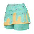 thumbnail image 6 of CPNG Girls Skorts Loose Athletic Skirts with Shorts Little Girl Casual Icecream Print High Waisted Stretchy Sporty Skorts, 6 of 7