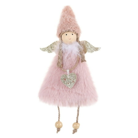 

Veki Plush Christmas Christmas -Border Love Girl Decorations Pendant Creative Tree Angel Decoration Hangs Christmas for Front Door