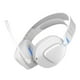 thumbnail image 4 of Auriculares para juegos con cable, receptor 2,4 G, Bluetooth, 4 modos, diadema ajustable, giratorios, ligeros, inalámbricos, color blanco y azul, 4 of 15