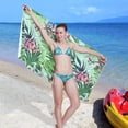 thumbnail image 7 of GZHJMY Tropical Plants Beach Towel Quick Dry Absorbent Bath Towels Sandproof Lightweight Towel for Gym Yoga Sports Swimming - 31x71in Bath Towels, 7 of 7