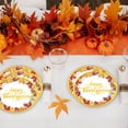 thumbnail image 4 of 16PCS Party Tableware Paper Plates with Maple Leaf Pumpkin Pattern Thanksgiving Party Tableware Supplies Tableware Set, 4 of 6