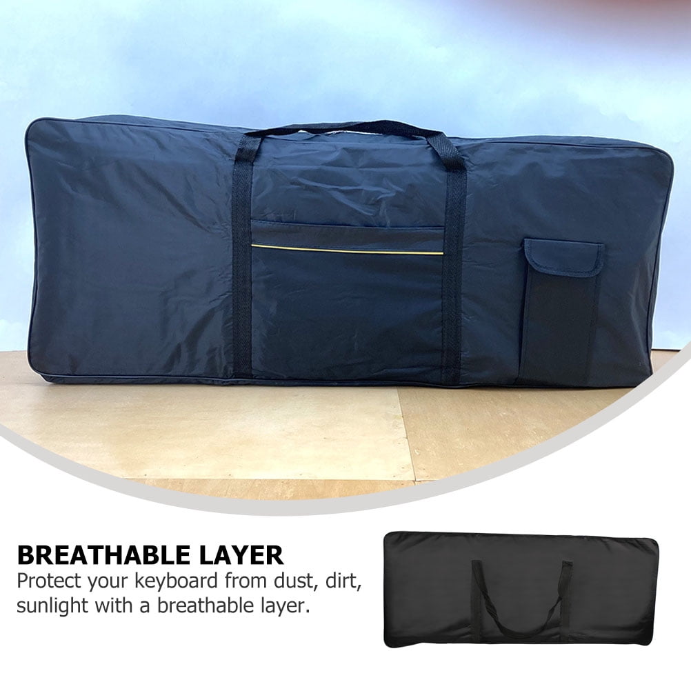 ELAYARD Black Electronic Musical Instrument Carrying Case for Musicians, Lightweight Protective Bag, and Portable, 1 Set