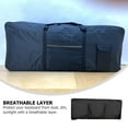 thumbnail image 3 of OUNONA Keyboard Carrying Case Black Oxford Fabric 1 Set for Musicians and Students, 3 of 8