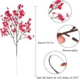thumbnail image 4 of 6 Pcs Faux Flower Fake Babys Breath Flower Bulk Artificial Gypsophila Bouquet Silk Floral for Home Kitchen Bedroom Festival Wedding Xmas Party Decor (Orange), 4 of 5