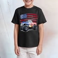 thumbnail image 2 of KPOPLK Toddler Boys Crewneck Tee Short Sleeve T Shirt Summer Top with Cartoon Graphic Shirt 3-6Y Size 11-12 Years,Black, 2 of 4