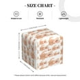 thumbnail image 4 of Lsque Labrador Retriever Dog Printed Tissue Box Cover Holder, Facial Paper Organizer Dispenser,Square with Bottom Belt, PVC Leather Decorative Organizer, 4 of 8