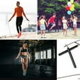 thumbnail image 5 of Cuerda de saltar de velocidad ajustable con mango de aleación de aluminio y rodamiento de bolas. Cuerda de ejercicio sin enredos para ejercicios de quema de grasa, entrenamiento de CrossFit, fitness,, 5 of 5