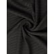 thumbnail image 5 of Conjuntos de pijama para mujeres INSPIRE CHIC, cuello redondo, manga corta, pijama casual de canalé, pijamas para damas, color negro, 5 of 6