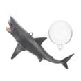 thumbnail image 1 of unbranded 1Jgo De Acuario Con Tiburón En PVC Multicolor Para Adornar, 1 of 8
