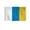 Canary Islands 2x3 ft Flag-Nylon, variant on AGAS Canary Islands Courtesy 12x18 inch Mini Canary Islands Flag Heavyweight Nylon Brass Grommets Double Stitched Fade Resistant & Vivid Color Canarias Boat Flag
