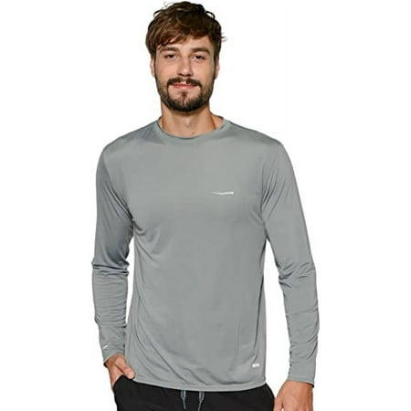 Wave Runner Swim Shirts for Men Uv Sun Protective Rash Guard Workout Shirts Quick Dry Outdoor Shirt for Fishing Running