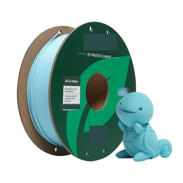 3D Printing Material For 3D Printers Matte PLA Filament,3D Printer Filament PLA Matte 1.75mm 1KG (2.2 LBS) Spool ,Easy to Use
