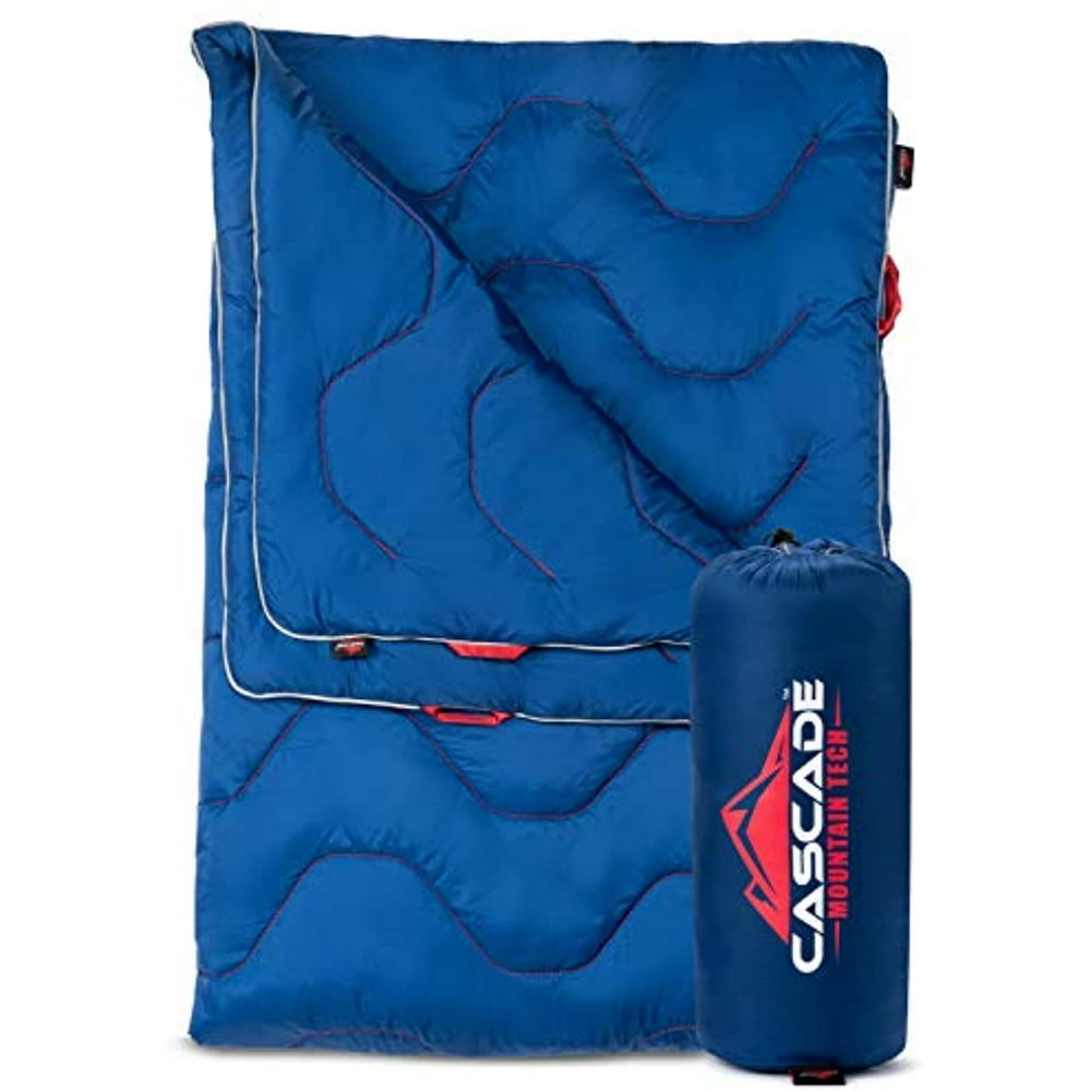 Cascade Mountain Tech Camping Blanket Lightweight Outdoor Blanket for