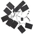 thumbnail image 1 of Electric Heating Pads Portable 3 Gear Temperature Adjustable Heated Sheet for Vest Clothes, 1 of 4