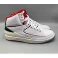 thumbnail image 1 of Ni - ke Air Jordan Men's Retro 2 Origins DR8884-101 White/Red/Green Size 12.5, 1 of 5