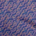 thumbnail image 1 of oneOone Silk Tabby Blue Fabric Abstracts Quilting Supplies Print Sewing Fabric By The Yard 42 Inch Wide, 1 of 5