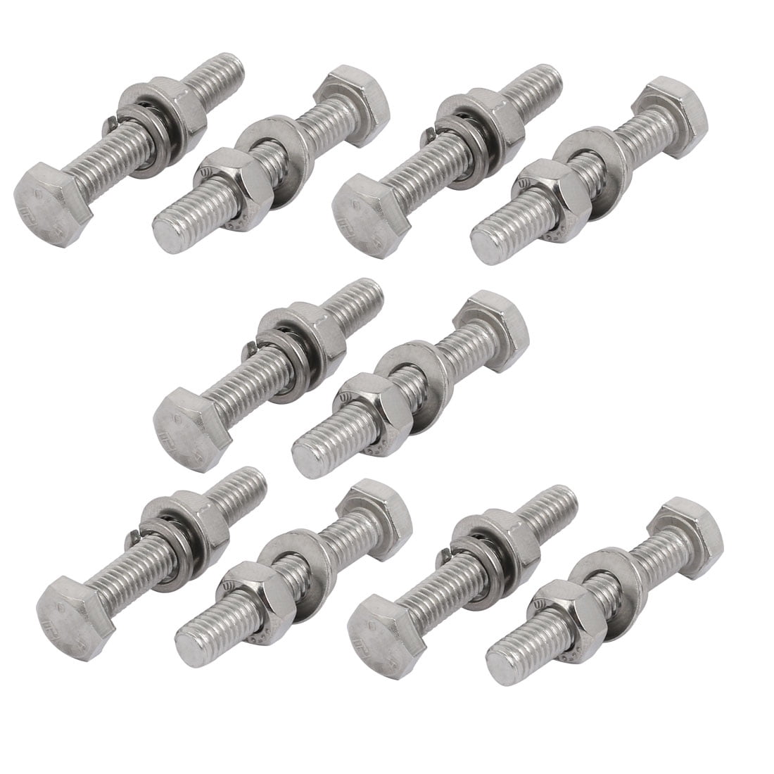 Hard-to-Find Fastener 014973244385 Full Thread Hex Tap Bolts Piece-50 3//8-16 x 6