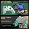 thumbnail image 3 of Mando inalámbrico para iPhone/Android/Switch/PC, joystick Hall, doble gatillo, gamepad con sensor de movimiento y receptor, compatible con PS Remote Play, Xbox Cloud, Steam Link y juegos MFi, 3 of 7