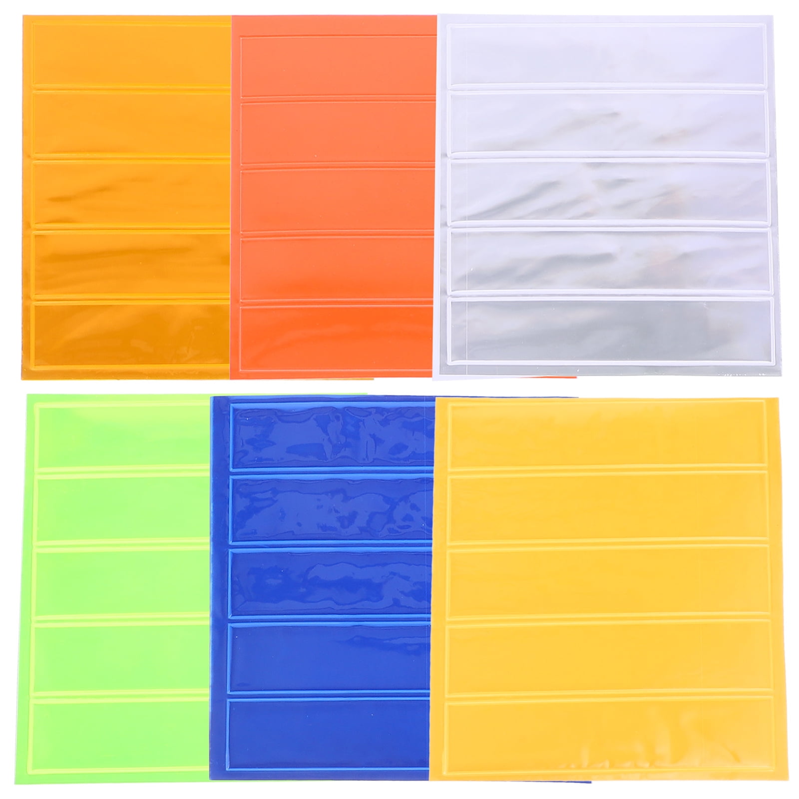 6Pcs Warning Wheel Reflectors Student Bike Reflectors Bag Reflective