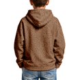 thumbnail image 4 of Boy's Quarter Zip Hoodies Leopard Print Long Sleeve Pullover Tops, 4 of 4