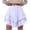 Purple, variant on felwors Women's Tiered Ruffle Skort with Lace Trim Elastic High Waist Flowy Mini Skort for Summer Casual Wear (Hot Pink, XL)