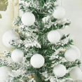 thumbnail image 4 of 6/60 bolas de nieve de espuma blanca, bolas de nieve artificiales falsas, adornos de piel para árbol de Navidad, colgantes para niños, decoración para fiesta de Navidad y Año Nuevo, 4 of 5