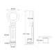 thumbnail image 2 of Soporte magnético para teléfono de avión, soporte de viaje con rotación de 360 ​​grados para iPhone 15, color plateado, 2 of 8