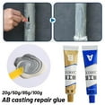 thumbnail image 5 of Generic Ab Casting Repair Glue, High Temperature Resistant Liquid Metal Welding Filler, Multi-Material Bonding, Silver, 245ml, 4 Count (ml) L1F6, 5 of 7