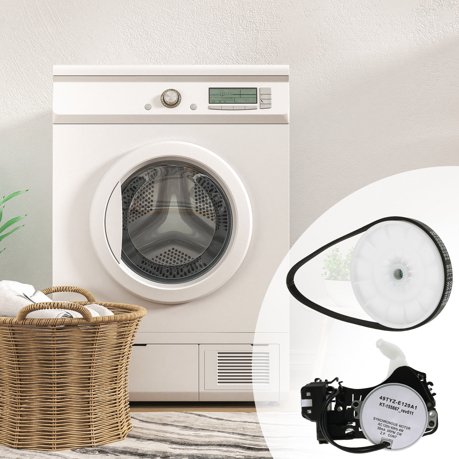 ABS Washer Shift Actuator Efficient Handling Washer Pulley Clutch Kit Easy to Install Washing Machine Shift Actuator for Home